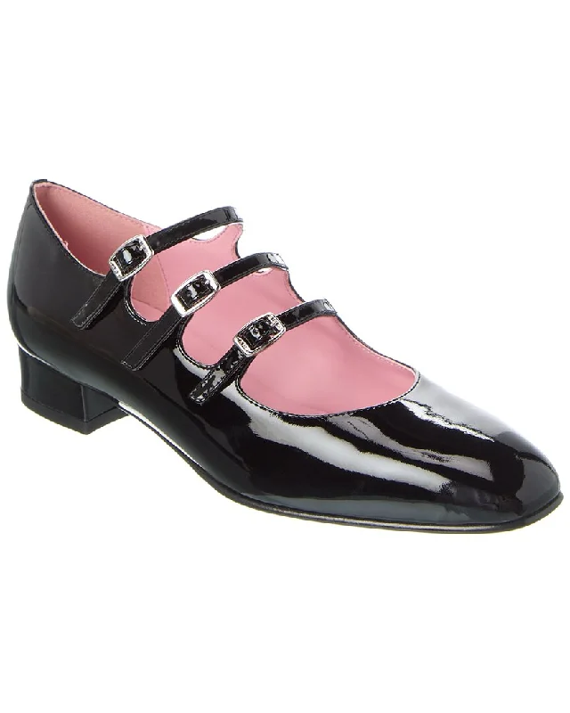 Women's cork - sole stiletto heel pumps for a natural touchCarel Paris Ariana Patent Pump