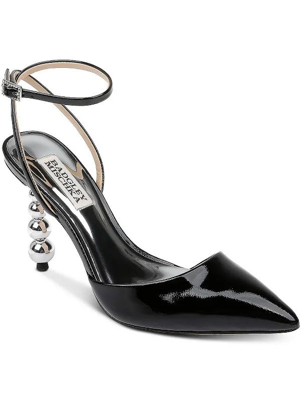 Women's arch - support stiletto heel pumps for better comfortIndie II Womens Rhinestone Ankle Strap Pumps