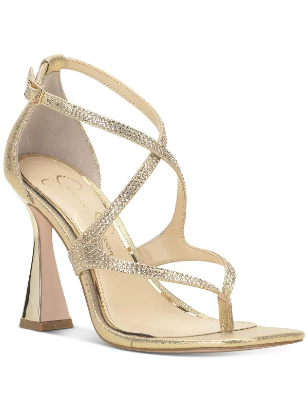 Women's lavender stiletto heel pumps for a delicate styleCatarina Womens Faux Suede Rhinestone Pumps