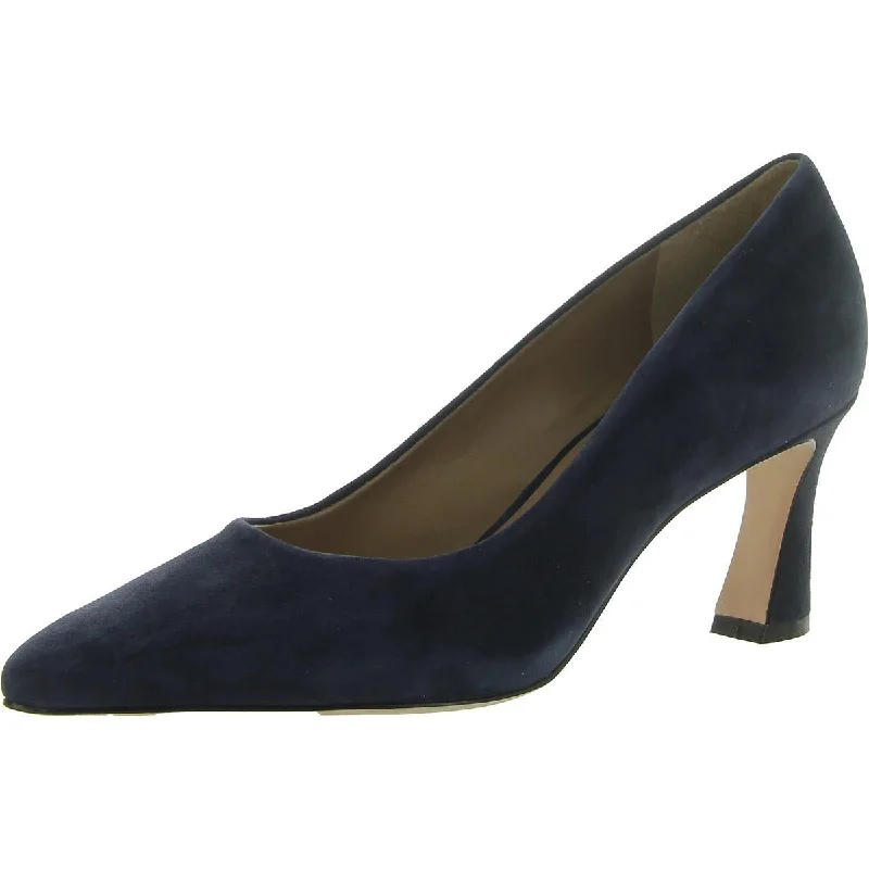 Women's lavender stiletto heel pumps for a delicate styleFaryn Womens Slip On Pointed Toe Pumps