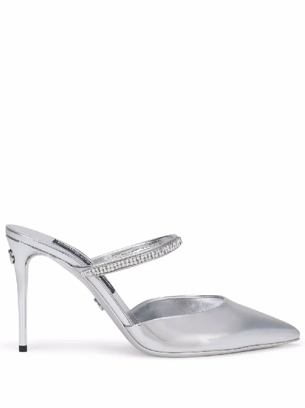 Women's forest green stiletto heel pumps for a nature - inspired lookDolce & Gabbana Women's With Heel