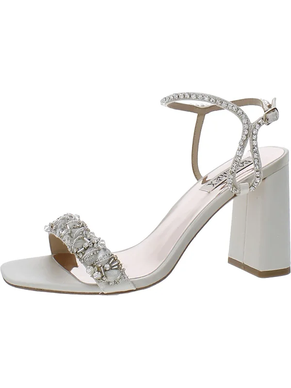 Women's teal stiletto heel pumps for a unique and modern lookTanisha  Womens Evening Lifestyle Slingback Sandals