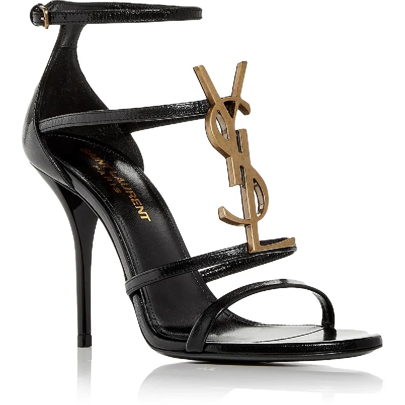 Women's business meeting stiletto heel pumps with a professional lookCassandra Womens Leather Ankle Strap Pumps