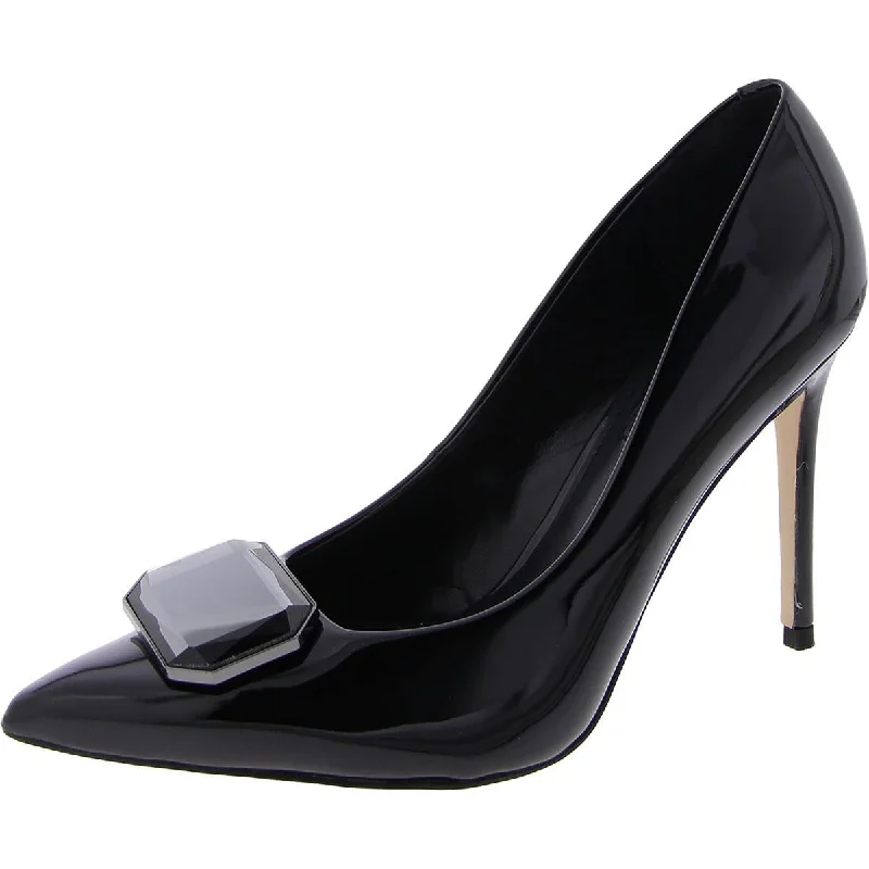 Women's cork - sole stiletto heel pumps for a natural touchWomens Stiletto Pointed Toe Pumps