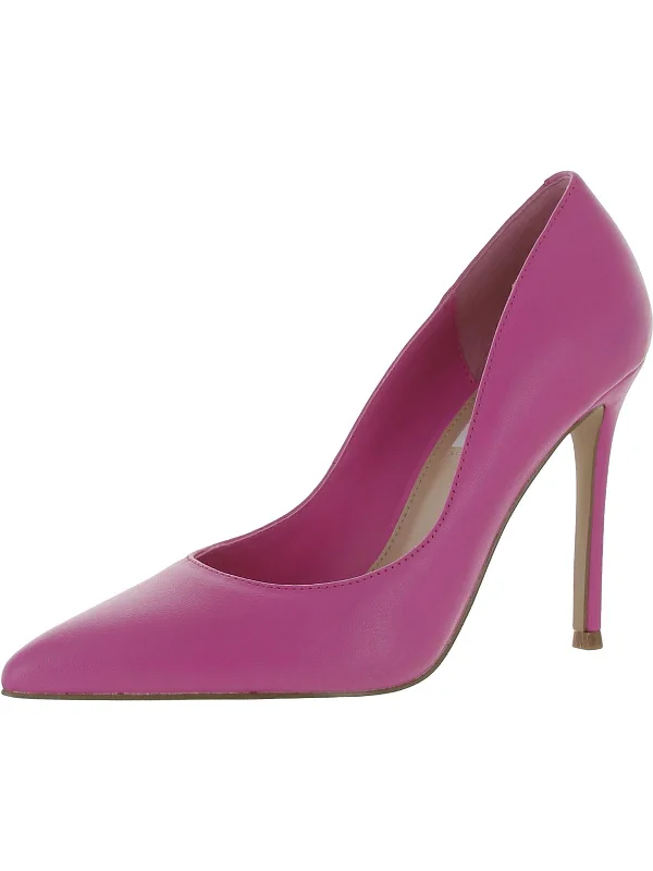 Women's microfiber stiletto heel pumps with moisture - wicking propertiesEvelyn Womens Leather Pointed Toe Pumps