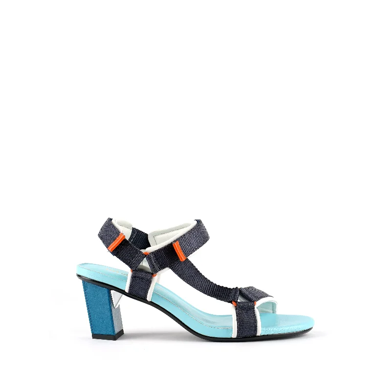 Women's velvet - covered stiletto heel pumps for a luxurious lookAura Mid