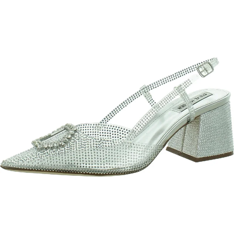 Women's wide - width stiletto heel pumps for a comfortable fitBergen Womens Slingback Heels