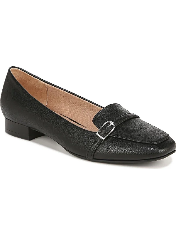 Women's arch - support stiletto heel pumps for better comfortCatalina Womens Faux Leather Buckle Loafer Heels