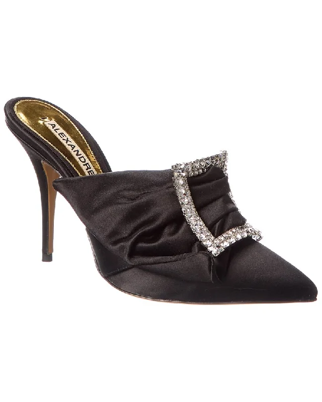 Women's royal blue stiletto heel pumps for a formal eventAlexandre Vauthier Lola Satin Pump