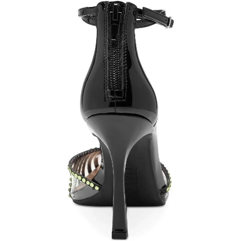 Women's hot pink stiletto heel pumps for a fun night outSovena  Womens Patent Pointed Toe Pumps