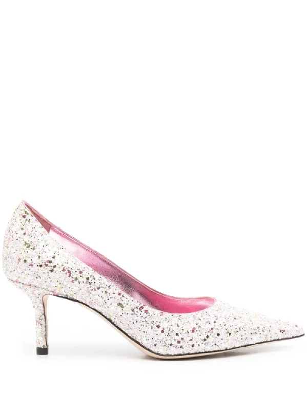 Women's royal blue stiletto heel pumps for a formal eventJimmy Choo Women's With Heel pink