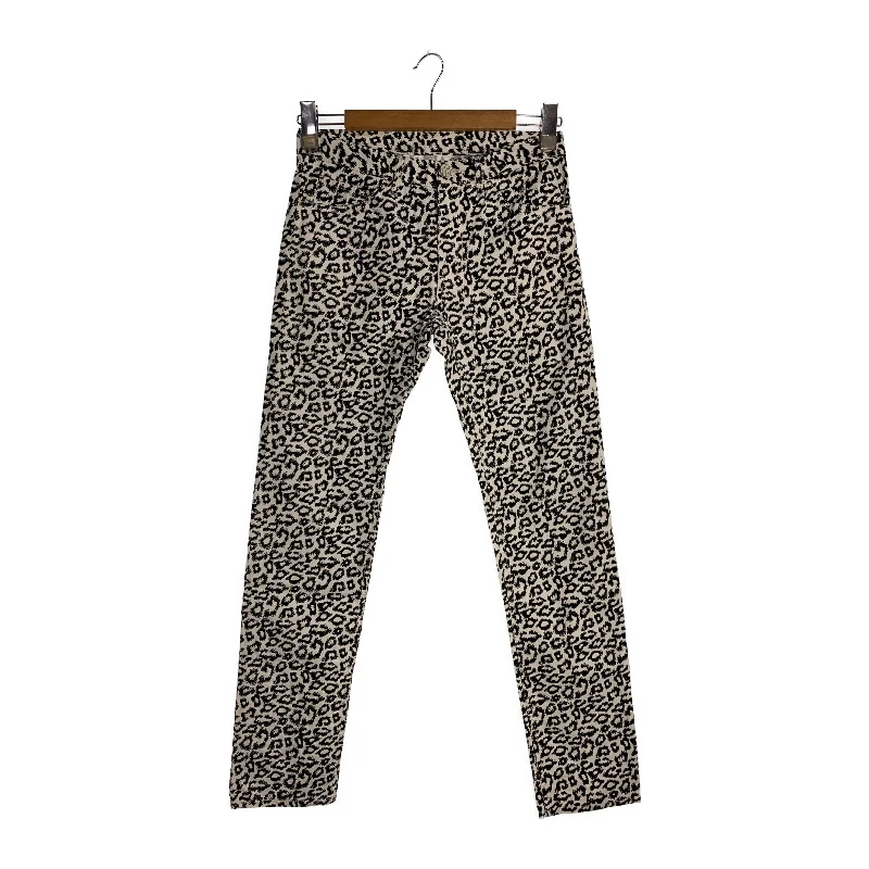 COMME des GARCONS HOMME PLUS/Pants/XS/White/Cotton/Animal Pattern/PK-P051