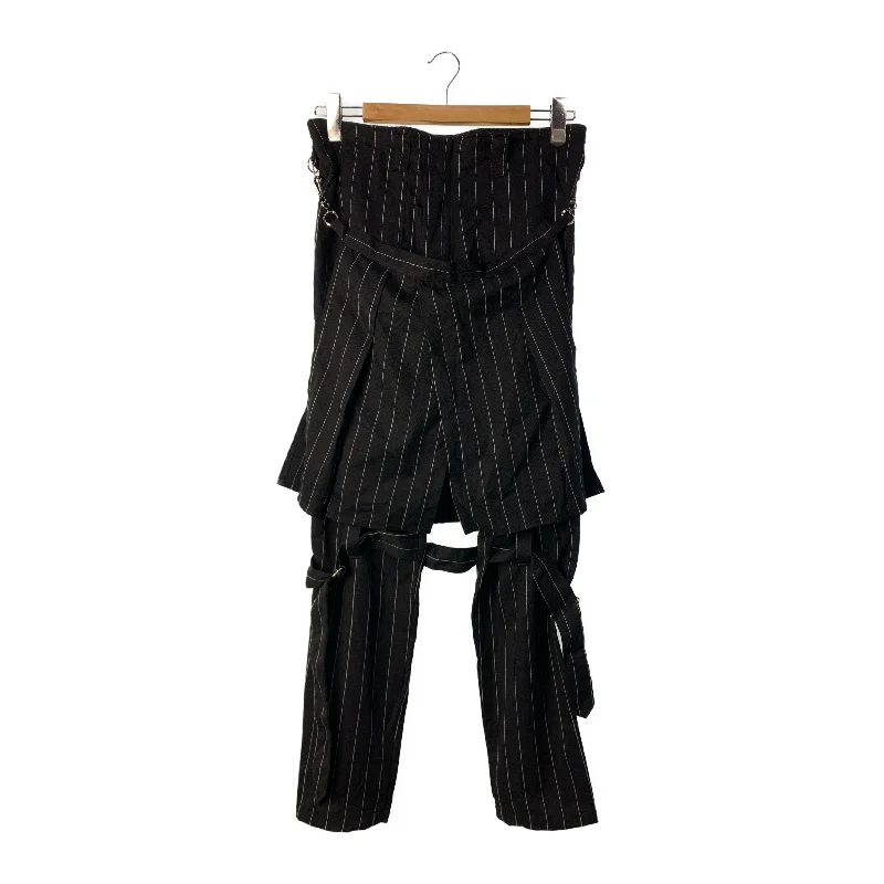 BOY LONDON/Straight Pants/L/Black/Polyester/Stripe/