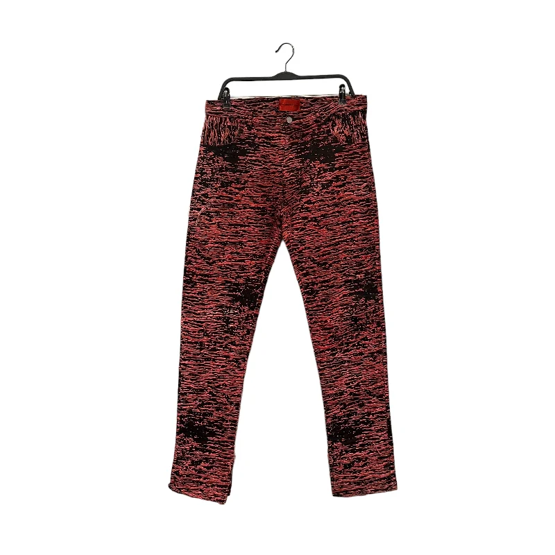 WHO DECIDES WAR/Pants/L/Nylon/RED/All Over Print/