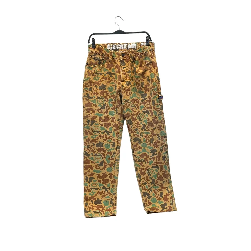 ICE CREAM/Pants/30/Cotton/CML/Camouflage/