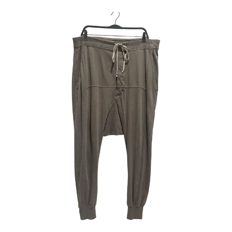 RICK OWENS DRKSHDW/Pants/34/Cotton/BRW/Joggers/DROP CROTCH SWEATPANTS