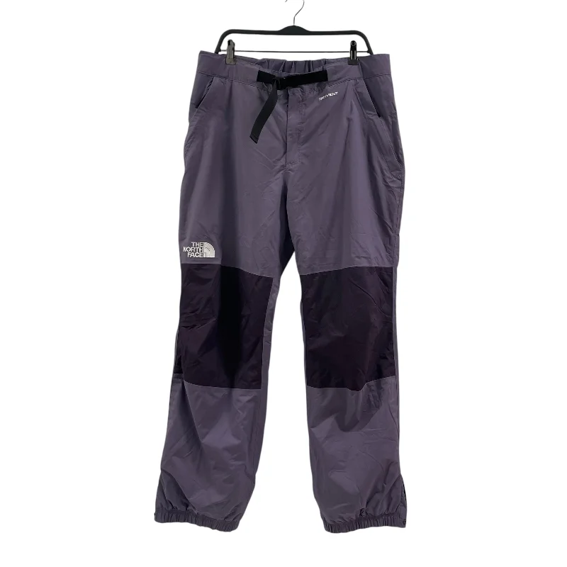 THE NORTH FACE/Pants/L/Nylon/PPL/PURPLE/2 TONE/JOGGER/ZIP WIND