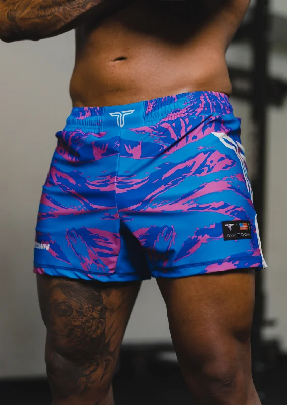 Cotton Candy Jungle Camo Fight Shorts (5"&7“ Inseam)