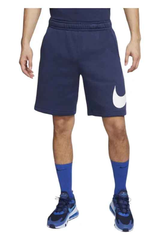 Men's Club Graphic Shorts In Navy