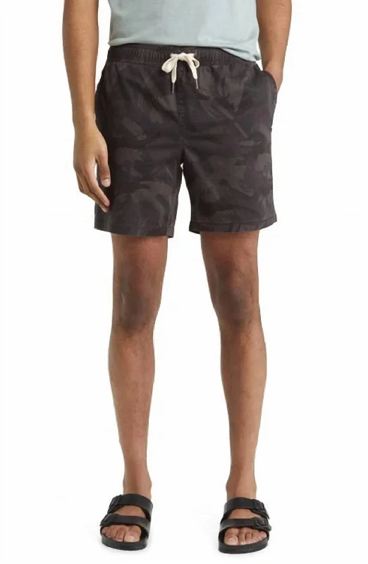 Men's Cruz Shorts In Art Camo Black