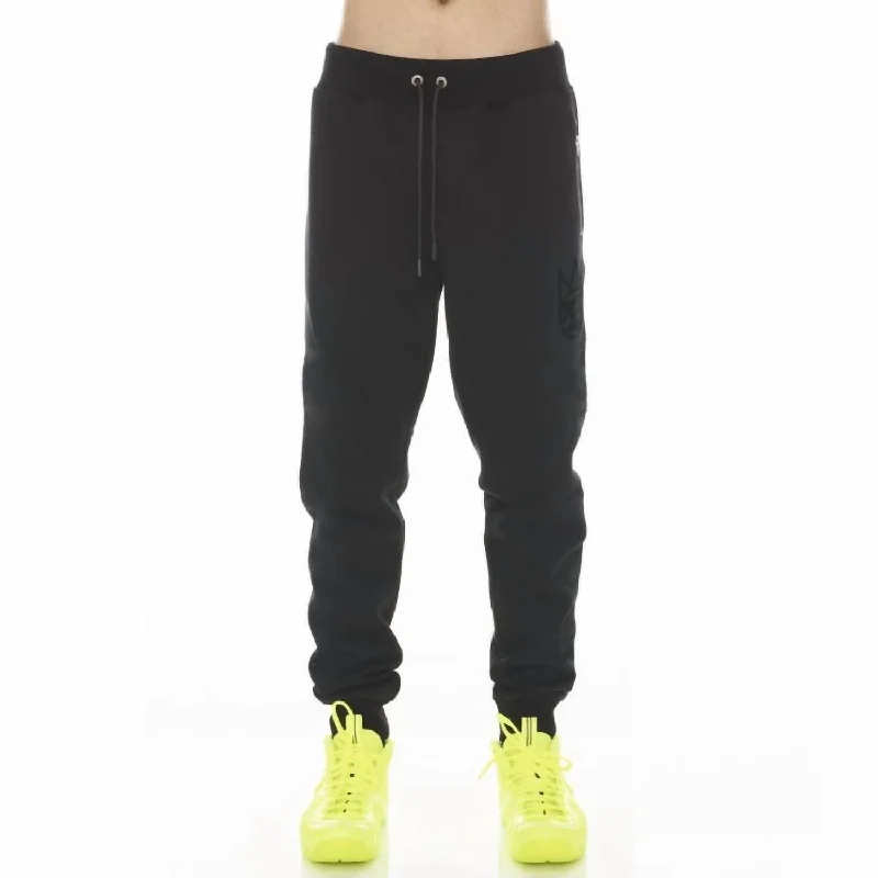 Men's Jogger Sweatpants In Black