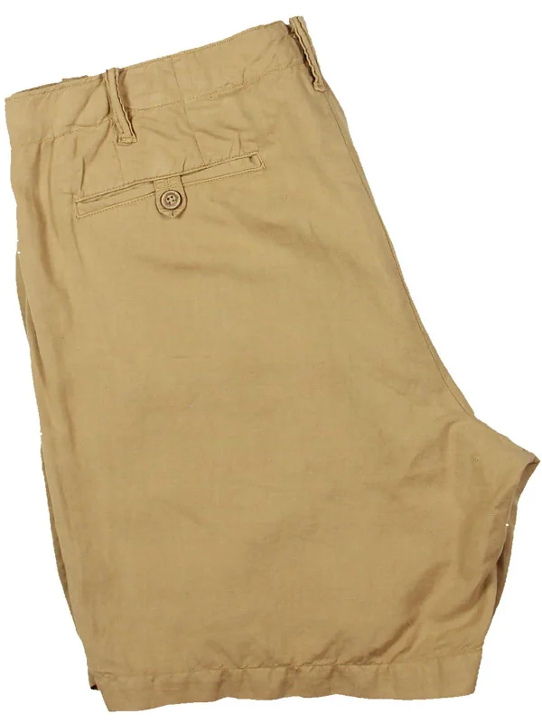 Mens Lightweight Linen Bermuda Shorts