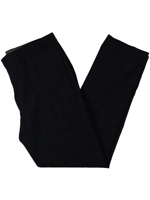 Mens Slim Fit Stretch Ankle Pants