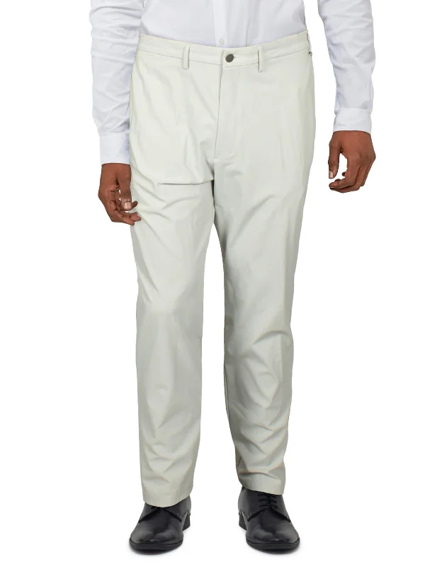 Mens Slim Fit Wrinkle Resistant Trouser Pants