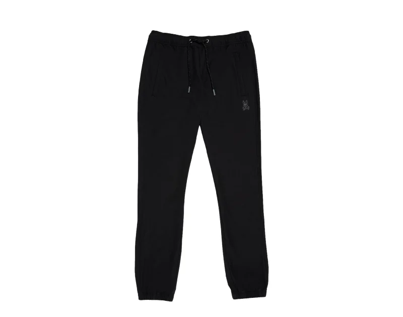 Psycho Bunny Cabrini Commuter Jogger Black Men's Pants B6P786U1CN-BLK