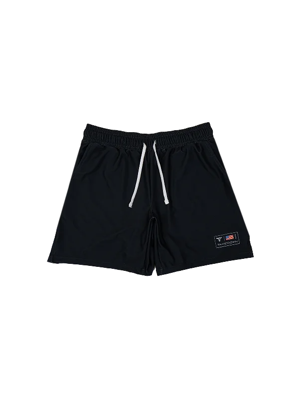 Raven Black Core Gym Shorts (5"&7" Inseam)