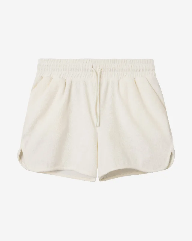 Terry Low Shorts Off White