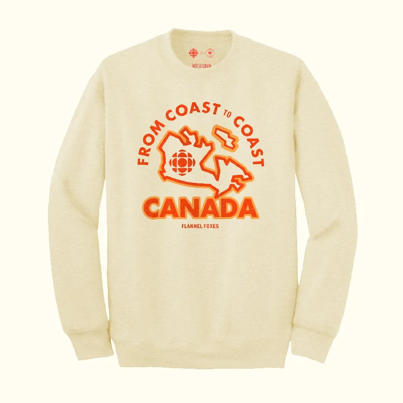 CBC x Flannel Foxes Map Sweatshirt