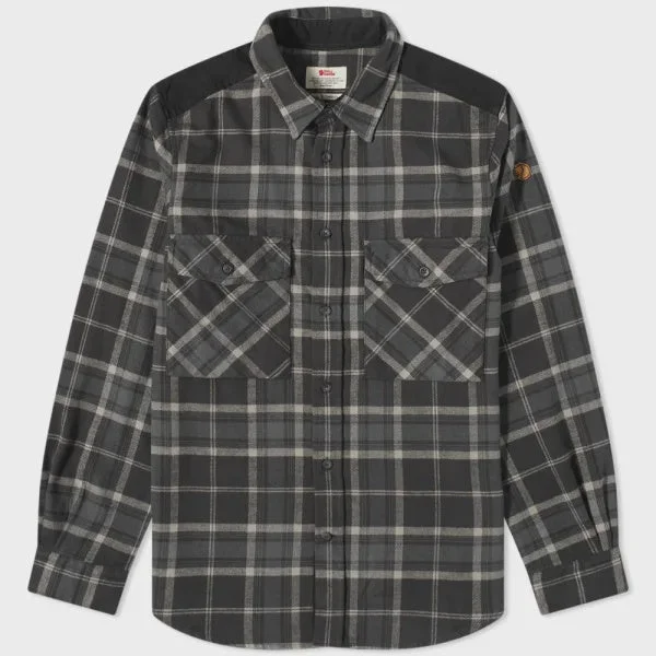 Ovik Twill Shirt - Black/Fog