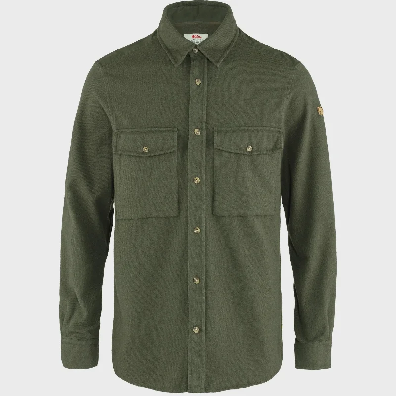 Ovik Twill Shirt - Deep Forest