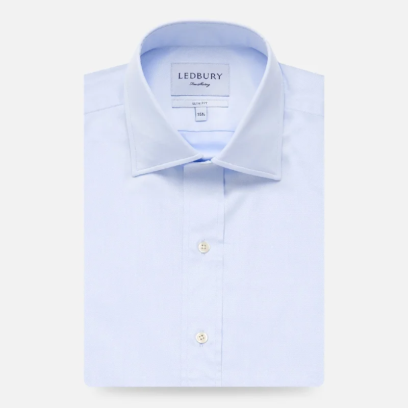 The Light Blue Signature Fine Twill Custom Shirt