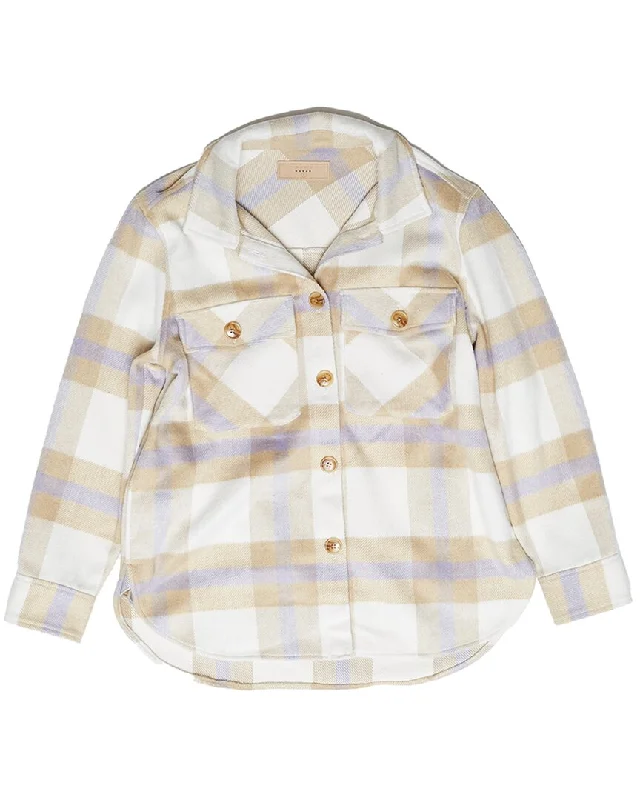 Blank NYC Plaid Shirt Jacket