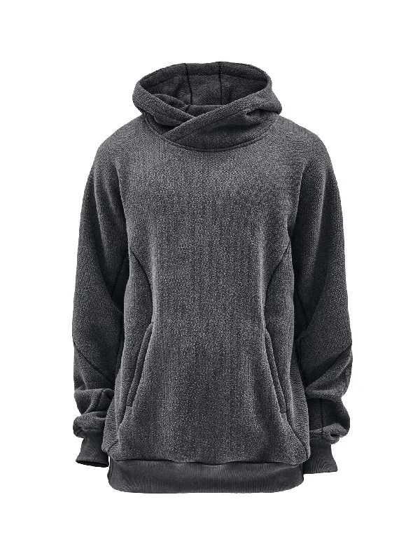 ehitu hoodie cold dyed grey