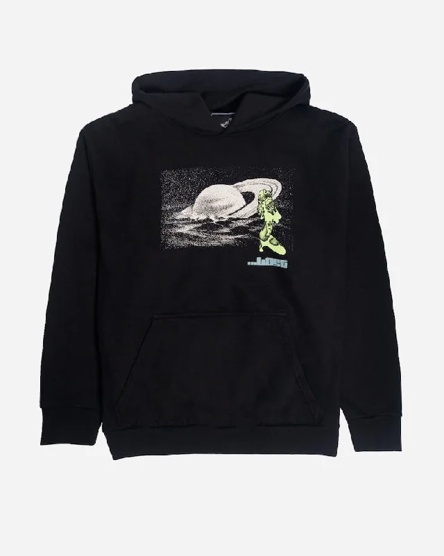 Lost Off World Heavy Hooded Sweatshirt-Black