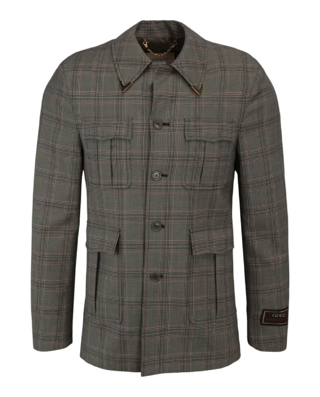 Prince of Wales Plaid Jacket