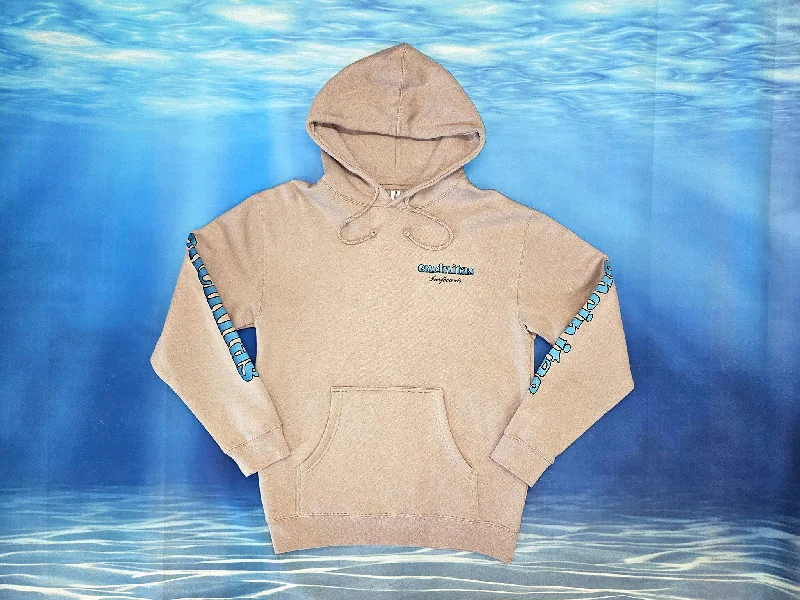 Heavyweight Blue Fade Icon Hooded Pullover