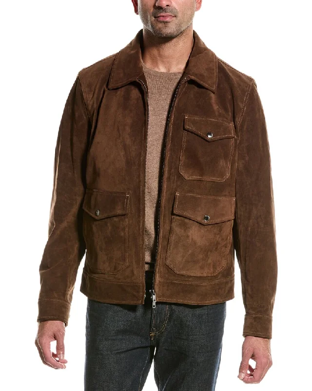 Todd Snyder Suede Aviator Jacket