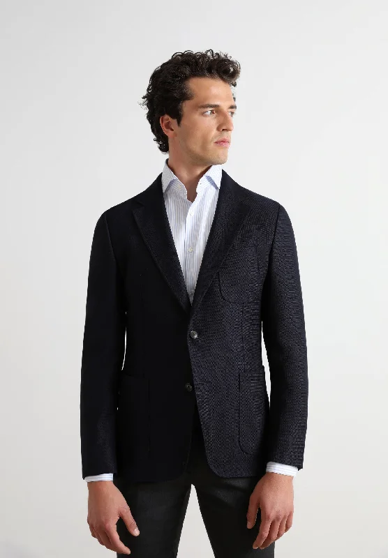 BLAZER DE LÃ COM ESTRUTURA