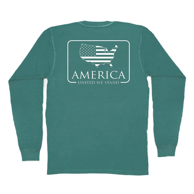 American Patch Long Sleeve Tee