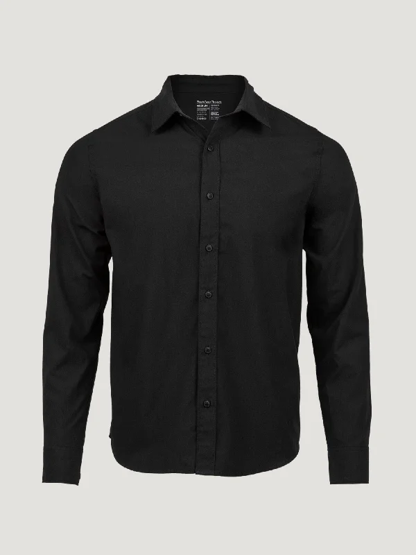 Black Long Sleeve Button Up