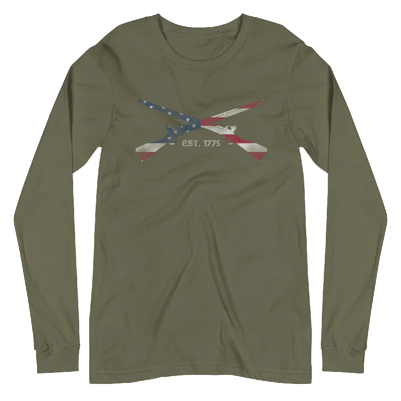 CLT - Crossed Rifles Flag Long Sleeve