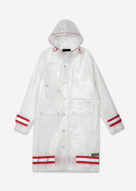 Konus Men's Translucent Coat in White