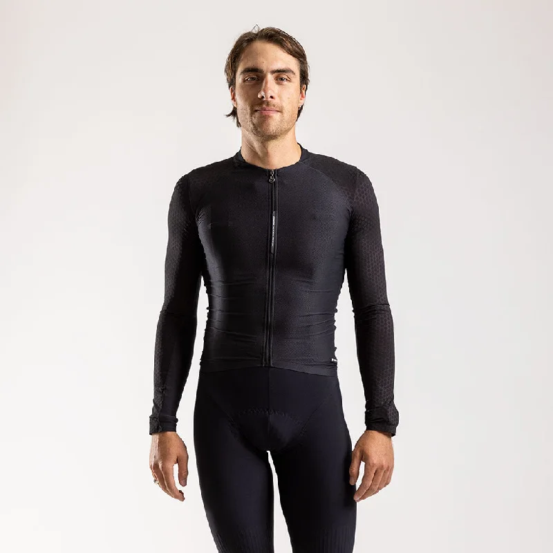 Men's Apex H1 Svelto Long Sleeve Jersey (Black)