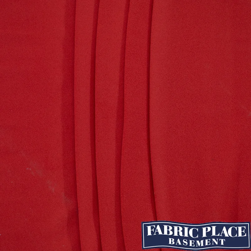 Polar Fleece (Knit Backed) - Red