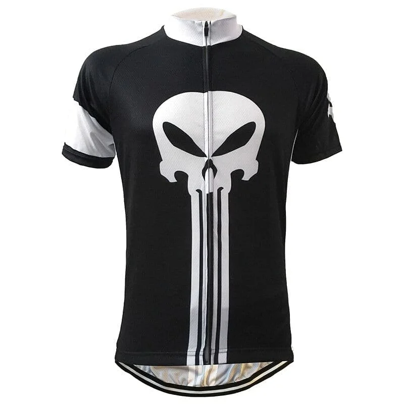 Punisher Theme Skull Cycling Jersey