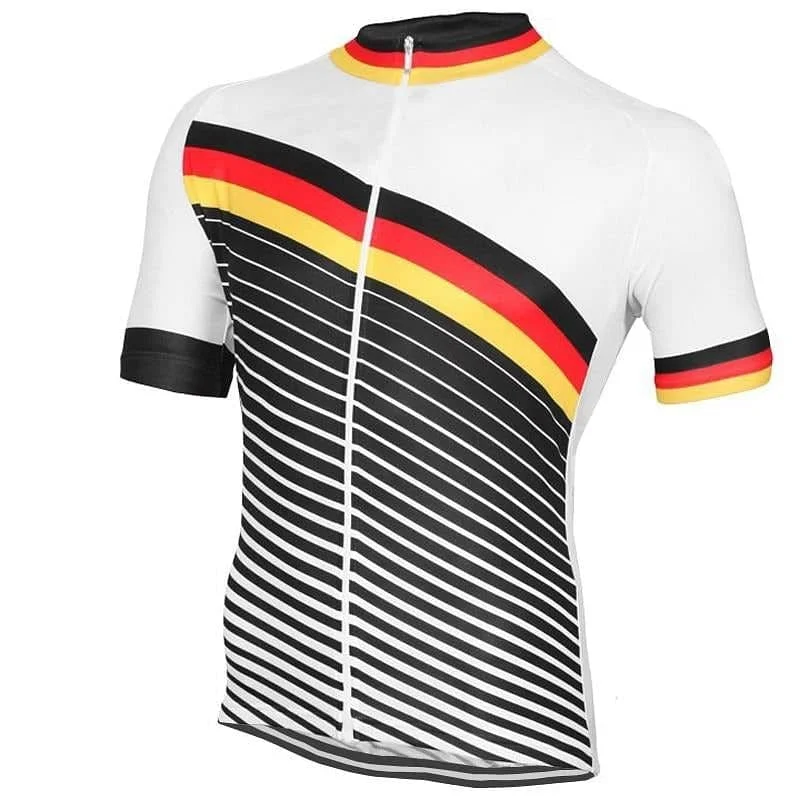 Retro Germany Deutschland Flag Cycling Jersey